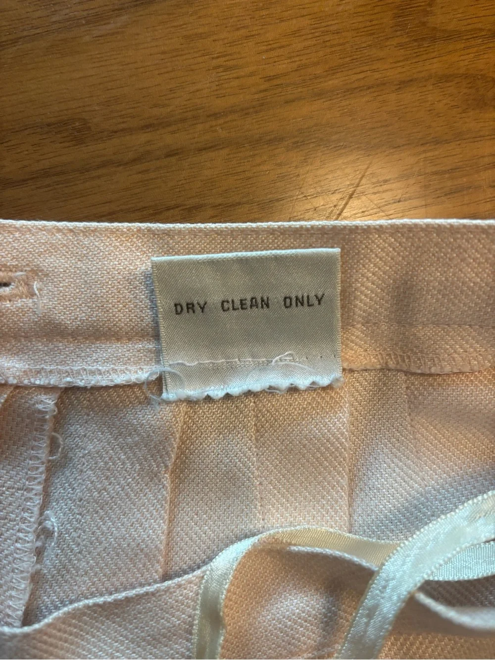 Vintage Pleated Midi Skirt in Blush Pink